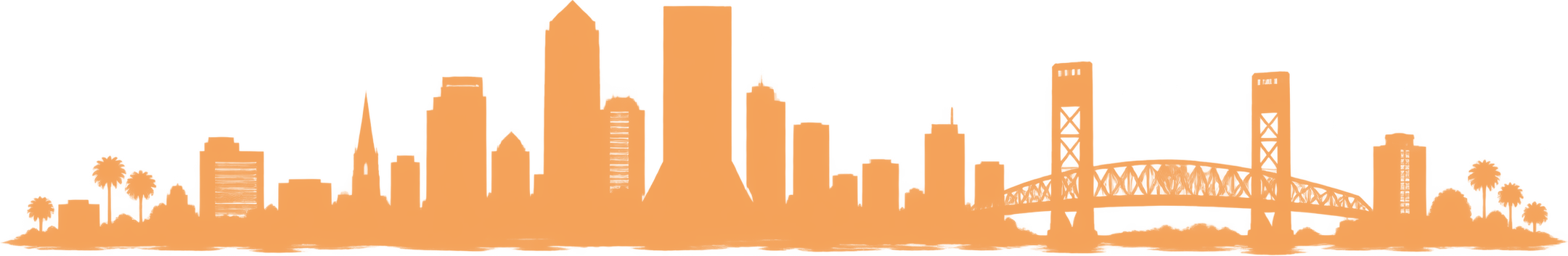 City skyline at night